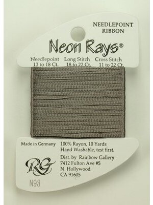 Rainbow Gallery Neon Rays Gunmetal Gray - Rainbow Gallery