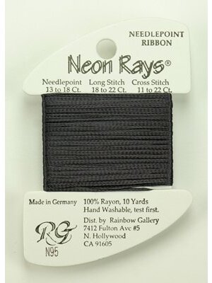 Rainbow Gallery Neon Rays Dark Gray - Rainbow Gallery