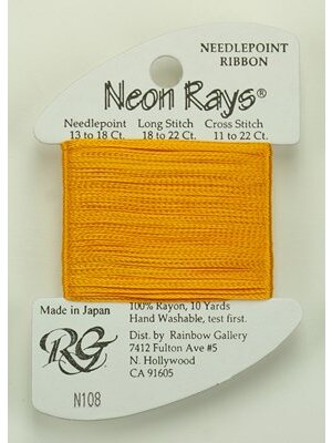 Rainbow Gallery Neon Rays Yellow Orange - Rainbow Gallery