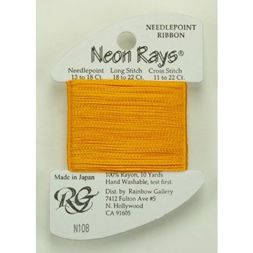 Rainbow Gallery Neon Rays Yellow Orange - Rainbow Gallery