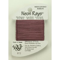 Neon Rays Dark Antique Rose - Rainbow Gallery