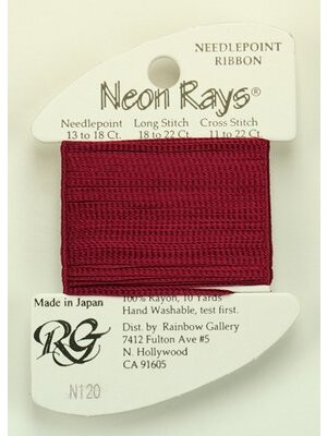 Rainbow Gallery Neon Rays Merlot - Rainbow Gallery