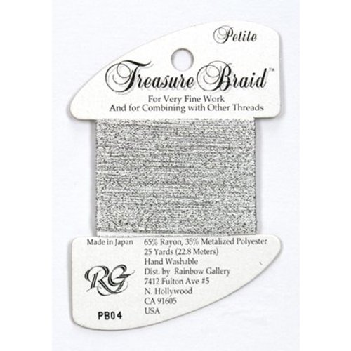 Rainbow Gallery Petite Treasure Braid Silver - Rainbow Gallery Rainbow Gallery Petite Treasure Braid Silver - Rainbow Gallery