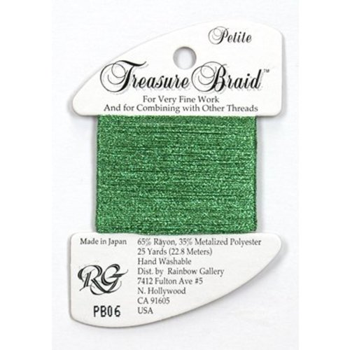 Rainbow Gallery Petite Treasure Braid Green - Rainbow Gallery Rainbow Gallery Petite Treasure Braid Green - Rainbow Gallery