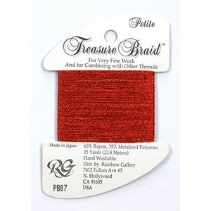 Rainbow Gallery Petite Treasure Braid Red - Rainbow Gallery