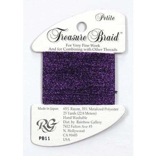 Rainbow Gallery Petite Treasure Braid Purple - Rainbow Gallery Rainbow Gallery Petite Treasure Braid Purple - Rainbow Gallery