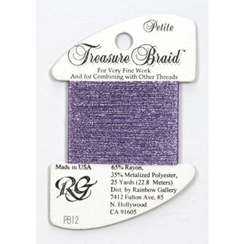 Rainbow Gallery Petite Treasure Braid Light Purple - Rainbow Gallery Rainbow Gallery Petite Treasure Braid Light Purple - Rainbow Gallery