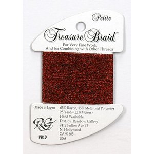 Rainbow Gallery Petite Treasure Braid Ruby - Rainbow Gallery