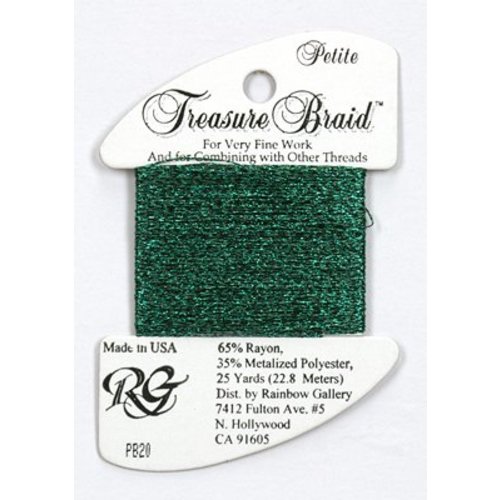 Rainbow Gallery Petite Treasure Braid Dark Green - Rainbow Gallery