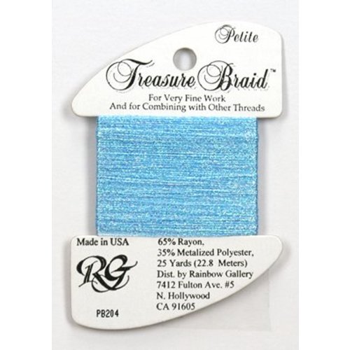 Rainbow Gallery Petite Treasure Braid Pearl Blue - Rainbow Gallery Rainbow Gallery Petite Treasure Braid Pearl Blue - Rainbow Gallery
