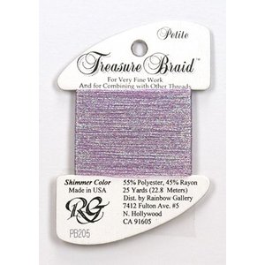 Rainbow Gallery Petite Treasure Braid Pearl Amethyst - Rainbow Gallery