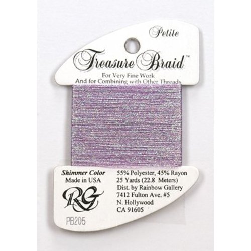 Rainbow Gallery Petite Treasure Braid Pearl Amethyst - Rainbow Gallery