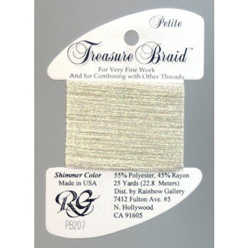 Rainbow Gallery Petite Treasure Braid Ecru - Rainbow Gallery Rainbow Gallery Petite Treasure Braid Ecru - Rainbow Gallery