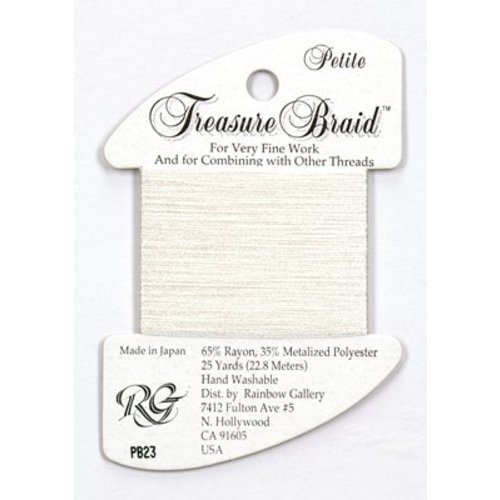 Rainbow Gallery Petite Treasure Braid White - Rainbow Gallery