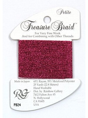 Rainbow Gallery Petite Treasure Braid Fuchsia - Rainbow Gallery