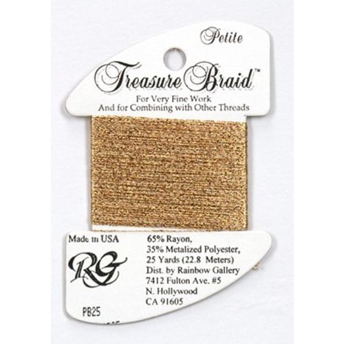 Rainbow Gallery Petite Treasure Braid Old Gold - Rainbow Gallery