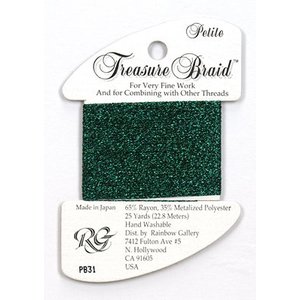 Rainbow Gallery Petite Treasure Braid Emerald - Rainbow Gallery