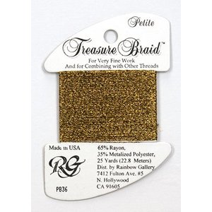 Rainbow Gallery Petite Treasure Braid Antique Gold - Rainbow Gallery