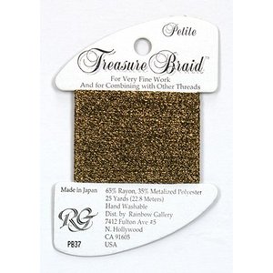 Rainbow Gallery Petite Treasure Braid Dark Antique Gold - Rainbow Gallery