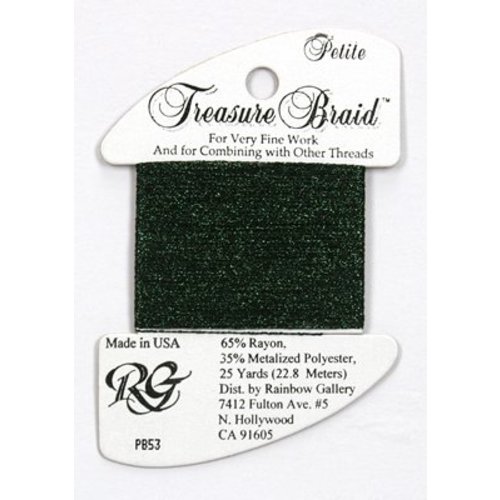 Rainbow Gallery Petite Treasure Braid Midnight Green - Rainbow Gallery Rainbow Gallery Petite Treasure Braid Midnight Green - Rainbow Gallery