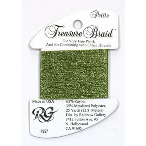 Rainbow Gallery Petite Treasure Braid Avocado - Rainbow Gallery