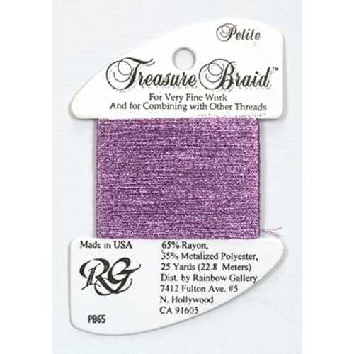 Rainbow Gallery Petite Treasure Braid Lite Violet - Rainbow Gallery Rainbow Gallery Petite Treasure Braid Lite Violet - Rainbow Gallery