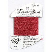 Petite Treasure Braid Raspberry - Rainbow Gallery