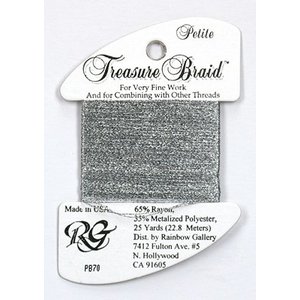 Rainbow Gallery Petite Treasure Braid Silver Grey - Rainbow Gallery