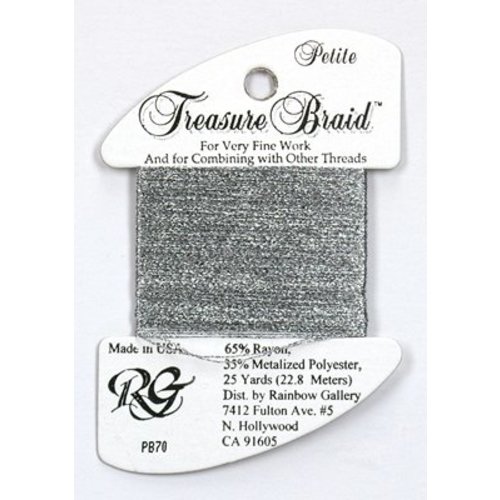 Rainbow Gallery Petite Treasure Braid Silver Grey - Rainbow Gallery Rainbow Gallery Petite Treasure Braid Silver Grey - Rainbow Gallery