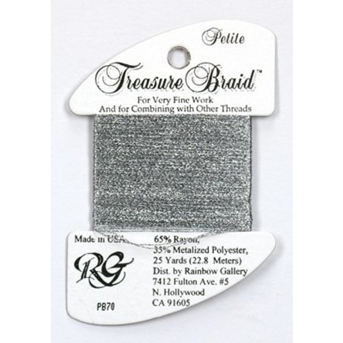 Rainbow Gallery Petite Treasure Braid Silver Grey - Rainbow Gallery