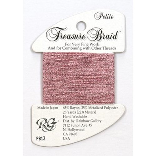 Rainbow Gallery Petite Treasure Braid Pink - Rainbow Gallery Rainbow Gallery Petite Treasure Braid Pink - Rainbow Gallery