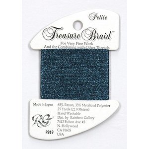 Rainbow Gallery Petite Treasure Braid Navy - Rainbow Gallery