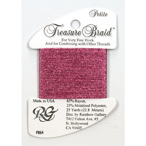 Rainbow Gallery Petite Treasure Braid Lite Rose - Rainbow Gallery Rainbow Gallery Petite Treasure Braid Lite Rose - Rainbow Gallery