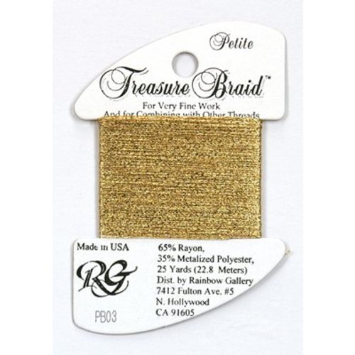 Rainbow Gallery Petite Treasure Braid Gold - Rainbow Gallery