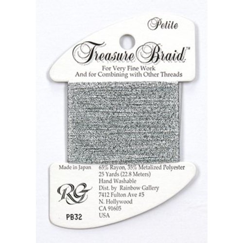 Rainbow Gallery Petite Treasure Braid Silver Grey - Rainbow Gallery Rainbow Gallery Petite Treasure Braid Silver Grey - Rainbow Gallery