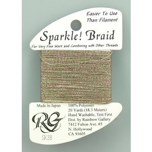 Rainbow Gallery Sparkle Braid Mos Green - Rainbow Gallery