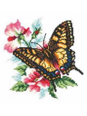 Magic Needle Borduurpakket Swallowtail butterfly - Magic Needle Magic Needle Borduurpakket Swallowtail butterfly - Magic Needle