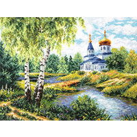 Borduurpakket Path to the temple - Magic Needle