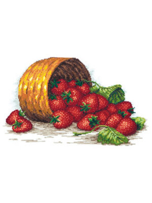 Magic Needle CI Borduurpakket Strawberry basket - Magic Needle