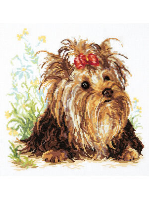 Magic Needle Borduurpakket Yorkshire Terrier - Magic Needle Magic Needle Borduurpakket Yorkshire Terrier - Magic Needle