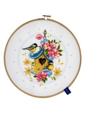 Vervaco Telpakket kit Pimpelmezen met nestkastje