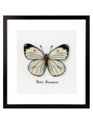 Vervaco Telpakket kit LMV Witte vlinder