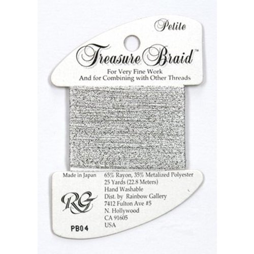 Rainbow Gallery Petite Treasure Braid Silver - Rainbow Gallery