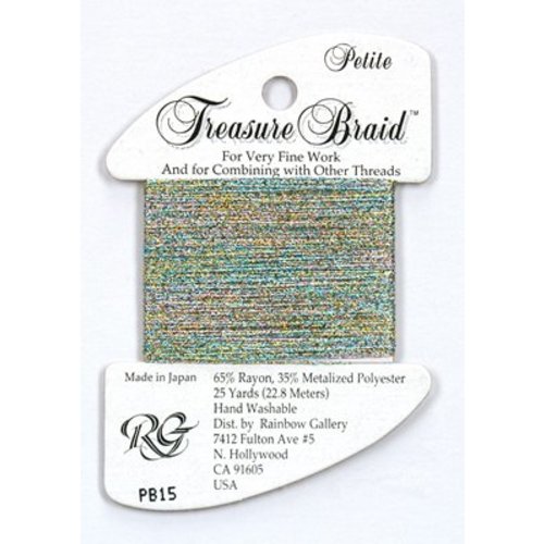 Rainbow Gallery Petite Treasure Braid Confetti Blue - Rainbow Gallery