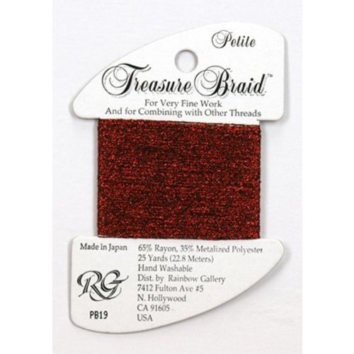 Rainbow Gallery Petite Treasure Braid Ruby - Rainbow Gallery