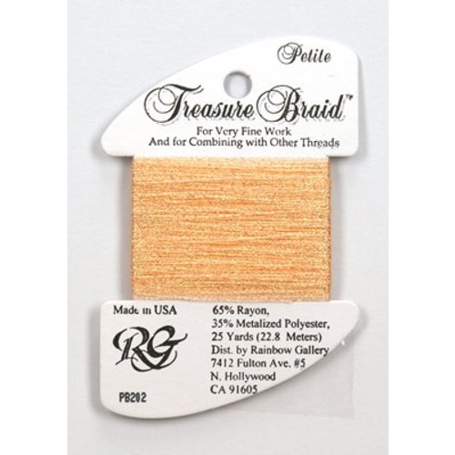 Rainbow Gallery Petite Treasure Braid Pearl Peach - Rainbow Gallery Rainbow Gallery Petite Treasure Braid Pearl Peach - Rainbow Gallery
