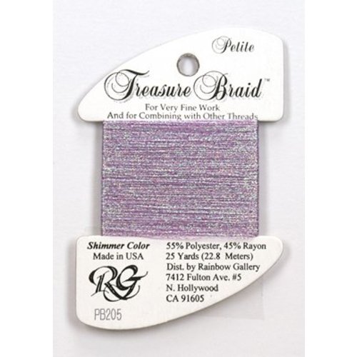 Rainbow Gallery Petite Treasure Braid Pearl Amethyst - Rainbow Gallery Rainbow Gallery Petite Treasure Braid Pearl Amethyst - Rainbow Gallery