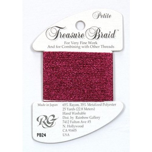 Rainbow Gallery Petite Treasure Braid Fuchsia - Rainbow Gallery