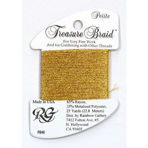 Rainbow Gallery Petite Treasure Braid Egyptian Gold - Rainbow Gallery