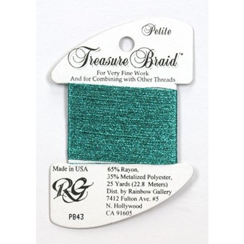 Rainbow Gallery Petite Treasure Braid Turqoise - Rainbow Gallery